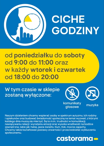 W Castoramie będzie więcej cichych godzin